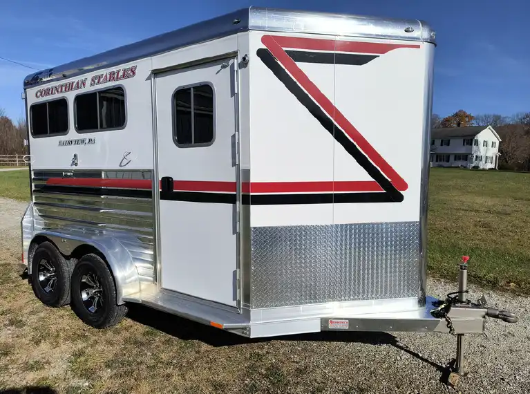 2022 4 Star 2-Horse Slant Trailer